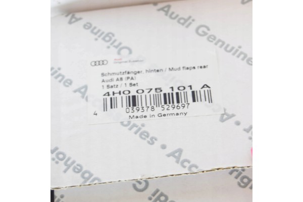 Juego de Guardabarros Traseros Audi A8 D4 4H0075101A Original