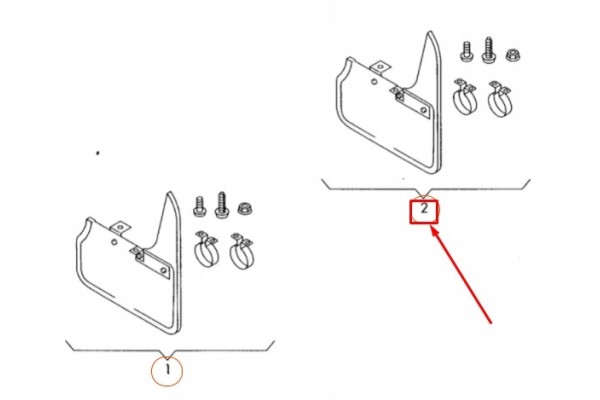 Juego de Guardabarros Traseros Audi A8 D4 4H0075101A Original
