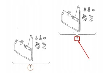 Juego de Guardabarros Traseros Audi A8 D4 4H0075101A Original