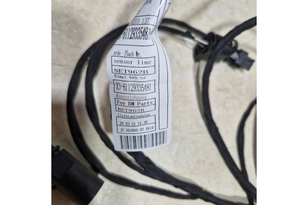Cableado del Parachoques Delantero BMW X3 F25 61129335481 2013