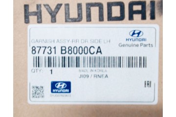 Rear Left Door Cover Strip Left Hyundai SANTA FE 2013 19 NEW OE Quality of parts according to GVO O original with manufacturer s