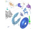 FORD S MAX MK2 Rear brake disc E1GC 2A315 CC 2019881 ORIGINAL Catalog number of the part 2019881