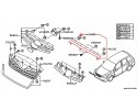 GRILL DUMMY STRIP FRONT ON MASK SUBARU FORESTER SJ 2012 2015 Catalog number of the part 91121SG001