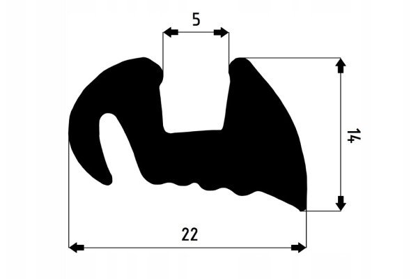 MIKRUS MR300 set of window seals Catalog number of the part 000225