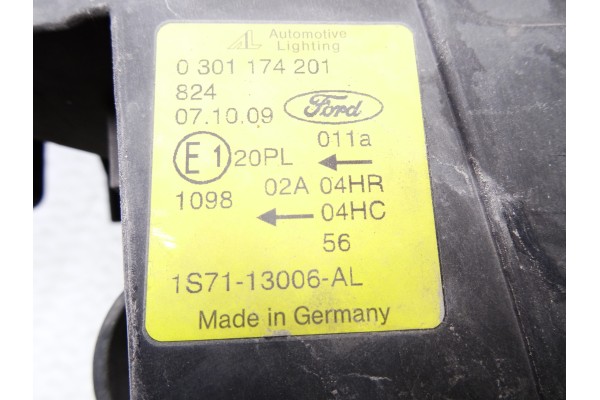 1S7113006AL FARO IZQUIERDO FORD MONDEO BERLINA (GE) Ambiente 2004 1S7113006AL 211647 FORD - 1