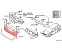 GRILL DUMMY BUMPER FRONT NEW ORIGINAL SATIN SUBARU FORESTER SJ 12 16 Catalog number of the part 91121SG030
