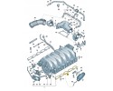 GASKET COL SS AUDI A6 5 2 05 11 VAG 07L133073E