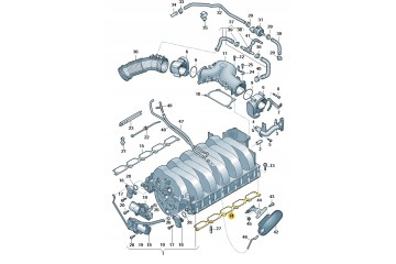 GASKET COL SS AUDI A6 5 2 05 11 VAG 07L133073E