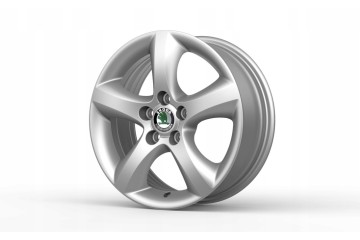 SKODA OE 5J00714957ZS Aluminium rim ANTARES 6Jx15 ET43 FABIA ROOMSTER