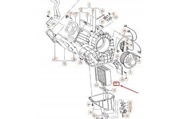 OE VAG 7E0820105A AIR CONDITIONING EVAPORATOR VW TRANSPORTER 03 Catalog number of the part 7E0820105A