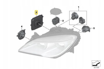 8494839 7429928 Adaptive LED Driver Module BMW 6 F06 F12 F13 Original Part manufacturer BMW OE