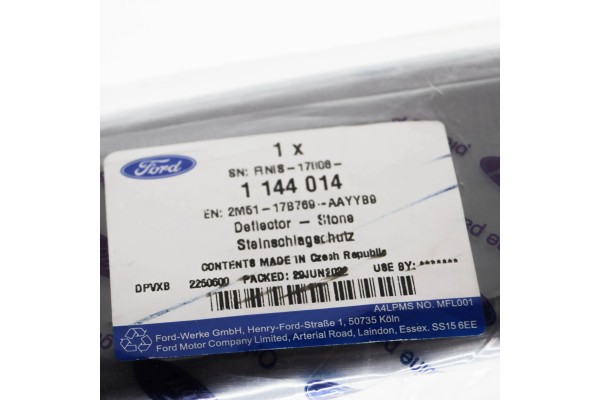 Guardabarros delantero FORD FOCUS MK1 1144014 ORIGINAL