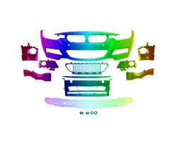 Front bumper M PACKAGE PDC halogens BMW 3 F30 F31 F80 05 15 06 19
