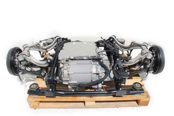 VW ID4 Pro SUSPENSION BEAM REAR SUSPENSION ENGINE EBJ HALF AXLE SLED 1
