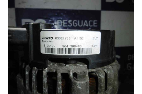 9641398480 ALTERNADOR PEUGEOT 206 CC CABRIO-COUPÉ