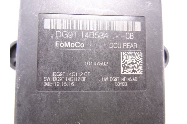 DG9T14B534 MODULO ELECTRONICO FORD S-MAX (CDR)