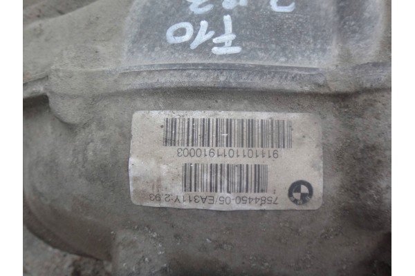 Rear bridge differential BMW F10 F11 N47 B47 N55 2 93 7584450 Installation side rear
