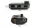 Evaporador de Aire Acondicionado con Calefactor 12V GREG-CAR 848M