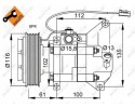 COMPRESSOR AIR CONDITIONING COMPRESSOR 32687 NRF MAZDA Catalog number of the part 32687