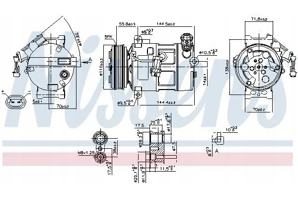 COMPRESSOR AIR CONDITIONING COMPRESSOR 89310 NISSENS Catalog number of substitutes ACAUTO AC 01SD113 ACAUTO AC 02SD01 ACAUTO AC 