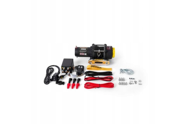 Electric winch ATV K3500SR 1 5T synthetic rope QUAD ATV