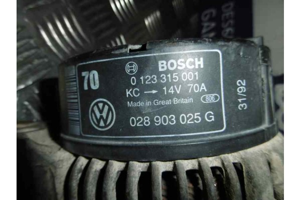 028903025G ALTERNADOR SEAT IBIZA (6K1) Básico 028903025G 156626 SEAT - 1