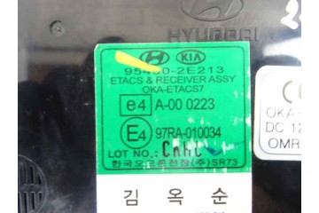 95400-2E213 MODULO ELECTRONICO HYUNDAI TUCSON (JM) 2,0 CRDi VGT Comfort Full 4X4 2007 95400-2E213 160364 HYUNDAI - 2