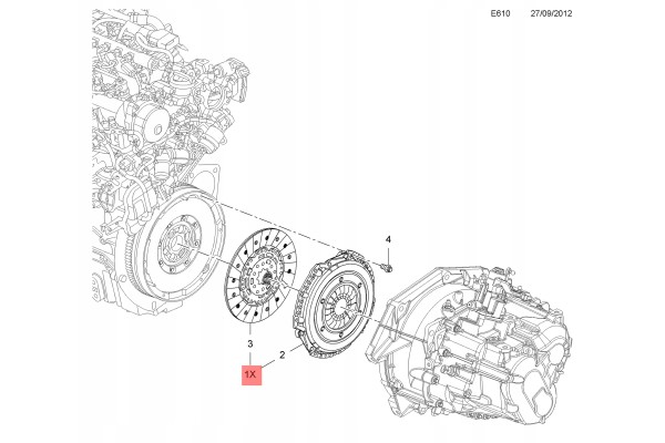 Clutch Astra J 2 0 CDTI Zafira C Set Complete Sachs 3000 970 054 Engine type gasoline diesel