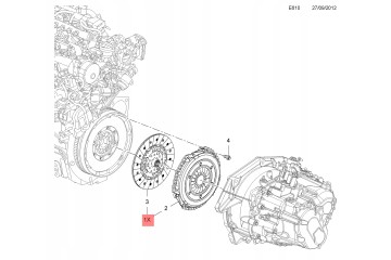Clutch Astra J 2 0 CDTI Zafira C Set Complete Sachs 3000 970 054 Engine type gasoline diesel