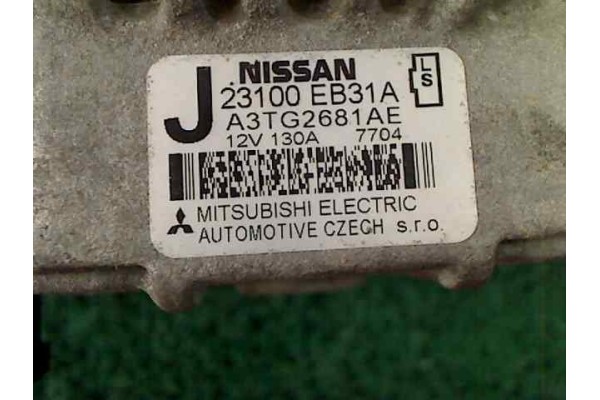 23100EB31A ALTERNADOR NISSAN NAVARA PICKUP (D40M) Doble Cab SE 4X4 2005 23100EB31A 152797 NISSAN - 1