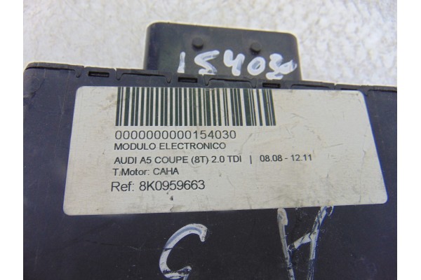 8K0959663 MODULO ELECTRONICO AUDI A5 COUPE (8T) 2.0 TDI 2009 8K0959663 154030 AUDI - 3