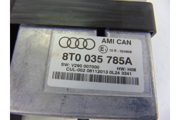 8T0035785A SISTEMA AUDIO / RADIO CD AUDI A4 BERLINA (8K2) Básico 2008 8T0035785A 154843 AUDI - 7
