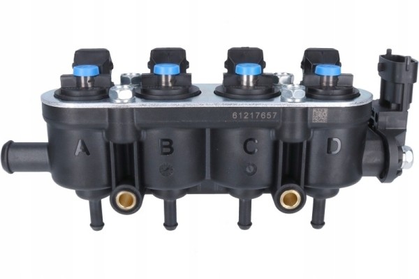 Injection rail MED 4cyl blue with sensor Part manufacturer MED