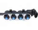 Injection rail MED 4cyl blue with sensor Product weight with unit packaging 0 738 kg