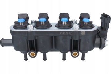 Riel inyector MED Landi Renzo azul con sensor