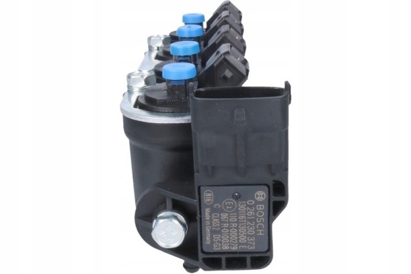 Riel inyector MED Landi Renzo azul con sensor