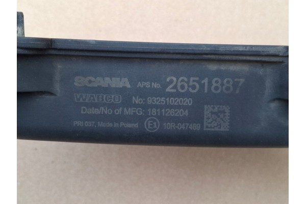 SCANIA PLATE ELECTRONICS DEHUMIDIFIER 2651887 Version European