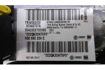 6Q0880204C AIRBAG DELANTERO DERECHO VOLKSWAGEN POLO IV (9N1)