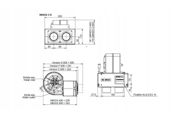 Water heater Minox 2 400 D 24V 3V 5kW Part manufacturer Siroco