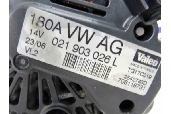 021903026L ALTERNADOR VOLKSWAGEN PASSAT VARIANT (3C5)