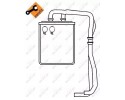 54219 NRF HEATER IVECO DAILY IV 06 14 Catalog number of the original IVECO 3802172