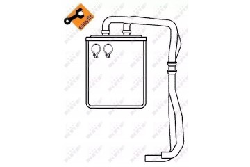 54219 NRF HEATER IVECO DAILY IV 06 14 Catalog number of the original IVECO 3802172