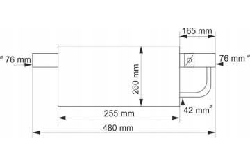 Silencer with throttle TurboWorks 3 Product weight with unit packaging 6 kg