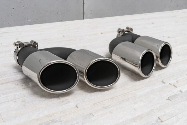 Puntas de Escape para Audi A5 8T 2011-2016 Estilo S5 Juego 2 Piezas