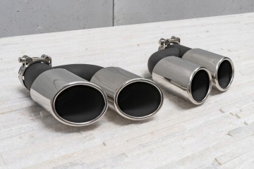 Puntas de Escape para Audi A5 8T 2011-2016 Estilo S5 Juego 2 Piezas