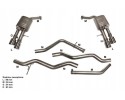 Active CatBack exhaust system Audi A8 L4 V6 3 0T 14 Version European