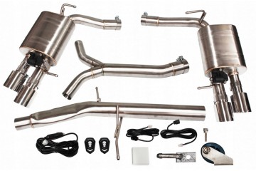 Active CatBack exhaust system Audi A8 L4 V6 3 0T 14 Product weight 5 kg