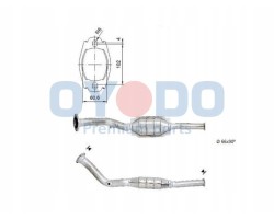 CATALYTIC CONVERTER CITROEN PEUGEOT 10N0140 OYO