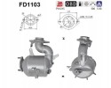 PARTICULATE FILTER FAP DPF FD1103 AS TOYOTA Packaging status original