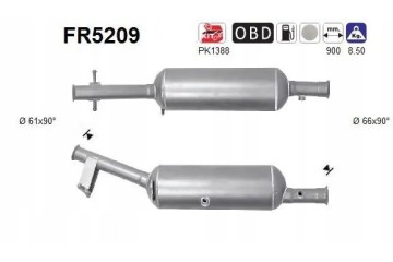 PARTICULATE FILTER FAP DPF FR5209 AS CITROEN Packaging status original